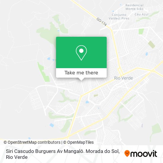 Siri Cascudo Burguers Av Mangalô. Morada do Sol map