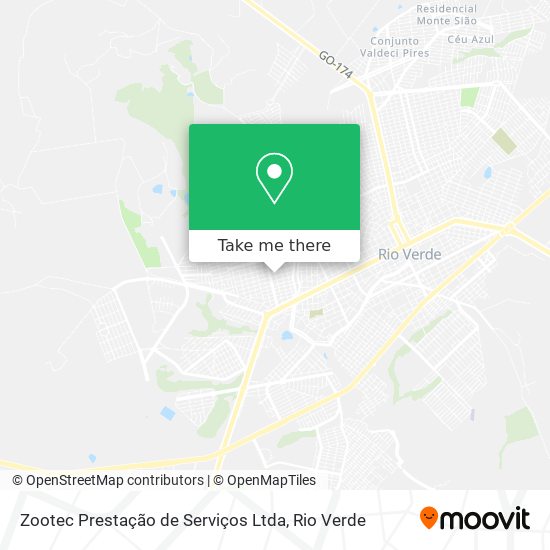 Zootec Prestação de Serviços Ltda map