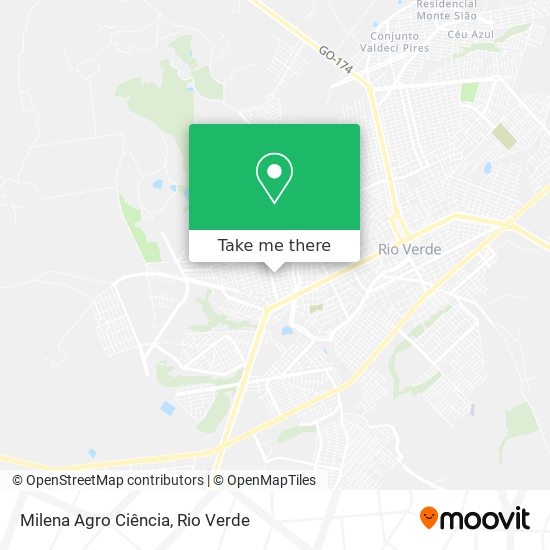 Milena Agro Ciência map
