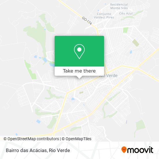 Bairro das Acácias map