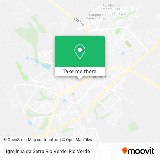 Igrejinha da Serra Rio Verde map