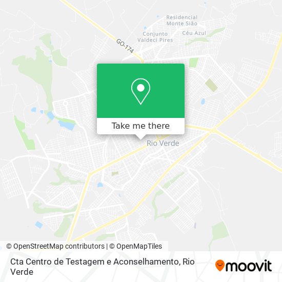 Mapa Cta Centro de Testagem e Aconselhamento