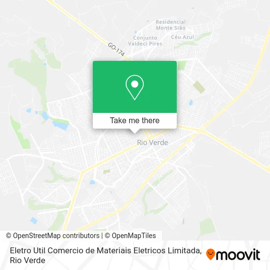 Eletro Util Comercio de Materiais Eletricos Limitada map