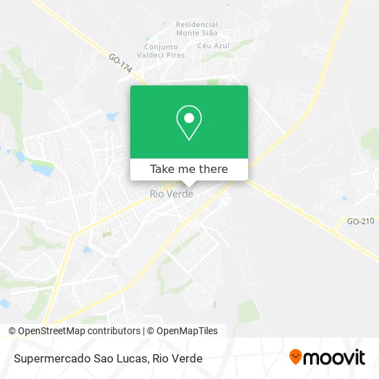 Supermercado Sao Lucas map