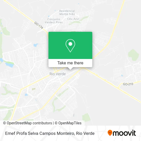 Emef Profa Selva Campos Monteiro map
