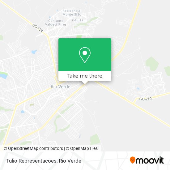 Tulio Representacoes map