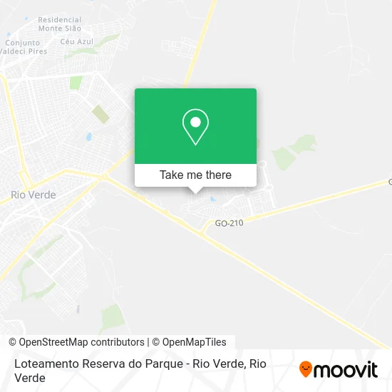 Loteamento Reserva do Parque - Rio Verde map