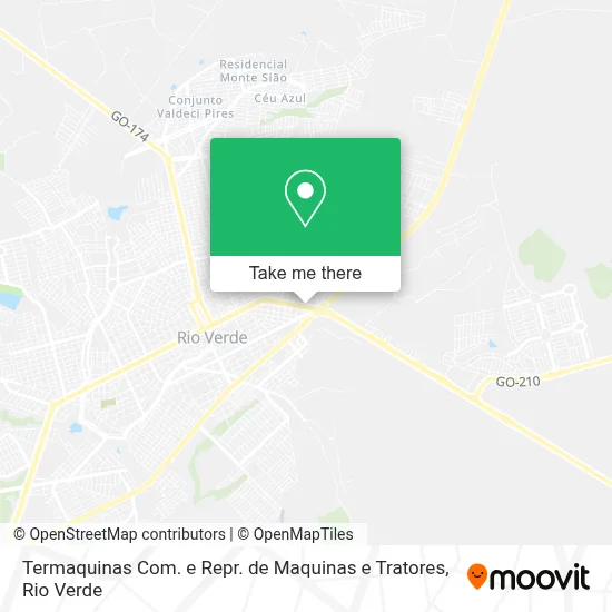 Termaquinas Com. e Repr. de Maquinas e Tratores map