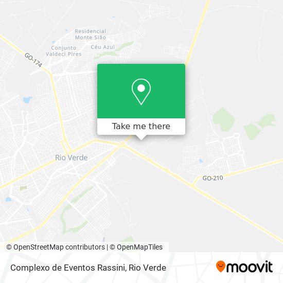 Complexo de Eventos Rassini map