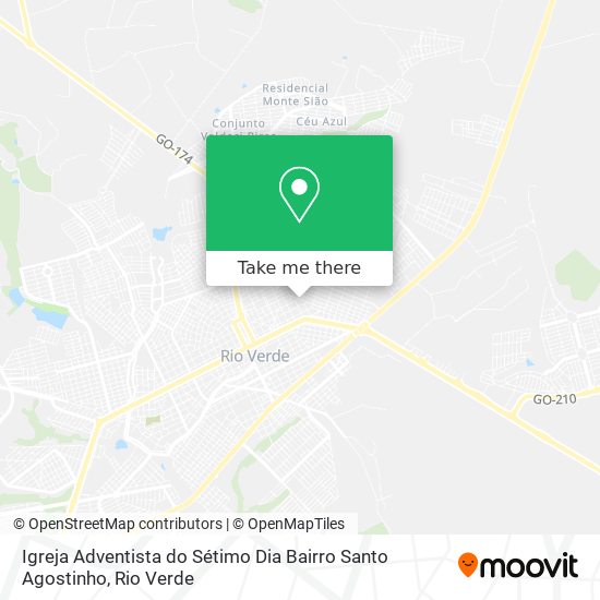 Igreja Adventista do Sétimo Dia Bairro Santo Agostinho map