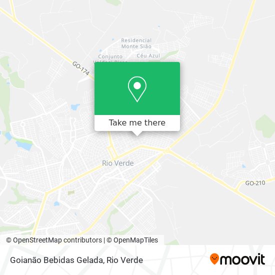 Goianão Bebidas Gelada map