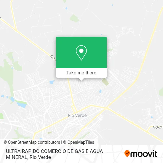 ULTRA RAPIDO COMERCIO DE GAS E AGUA MINERAL map
