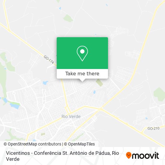 Vicentinos - Conferência St. Antônio de Pádua map