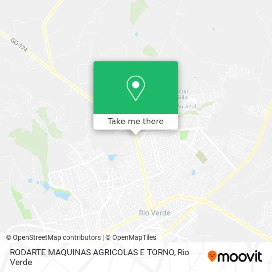 RODARTE MAQUINAS AGRICOLAS E TORNO map