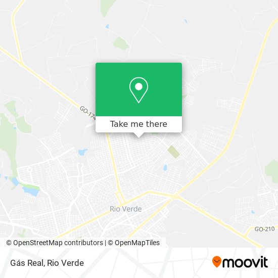 Gás Real map