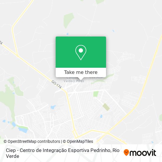 Ciep - Centro de Integração Esportiva Pedrinho map