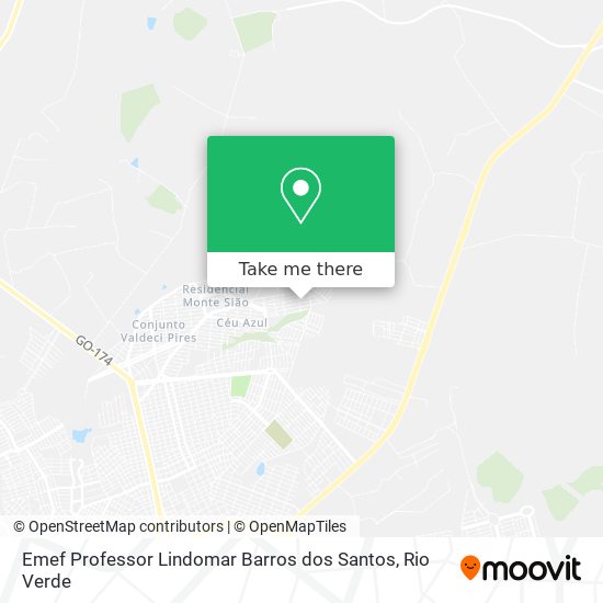 Emef Professor Lindomar Barros dos Santos map