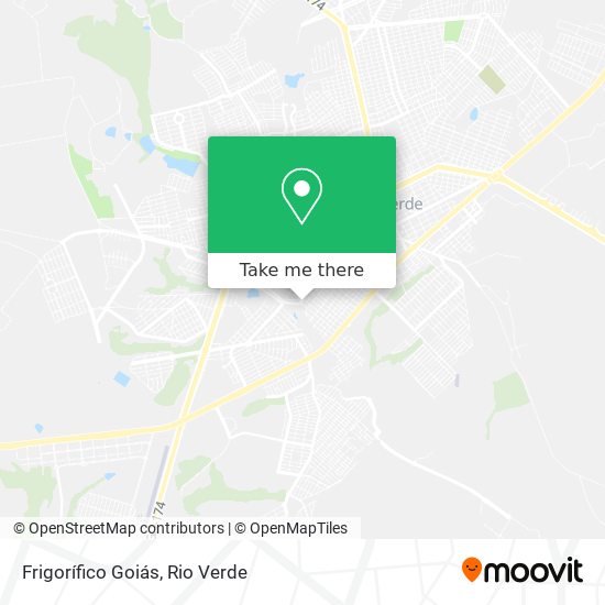 Mapa Frigorífico Goiás