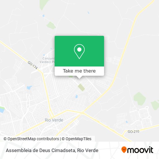 Assembleia de Deus Cimadseta map