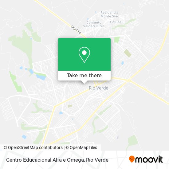 Centro Educacional Alfa e Omega map