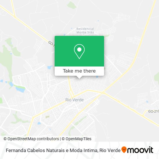 Fernanda Cabelos Naturais e Moda Intima map