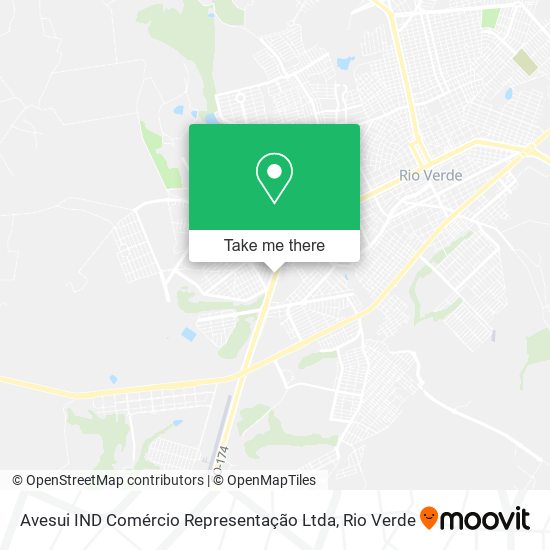 Avesui IND Comércio Representação Ltda map