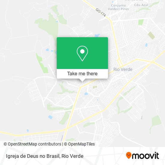 Igreja de Deus no Brasil map