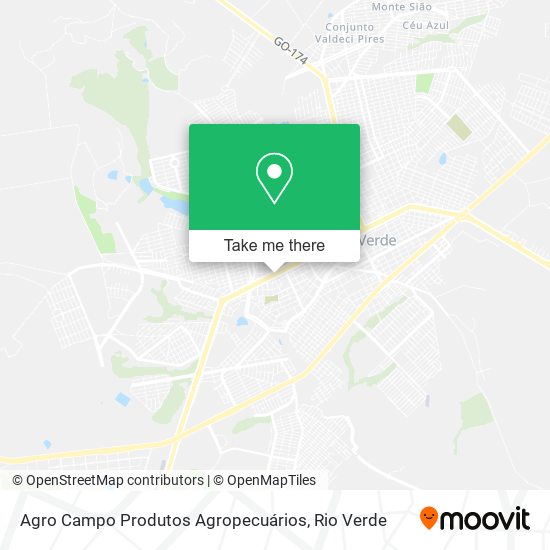 Agro Campo Produtos Agropecuários map