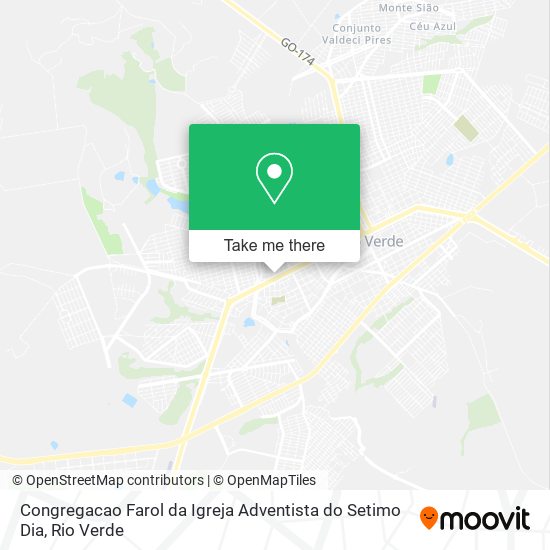 Congregacao Farol da Igreja Adventista do Setimo Dia map