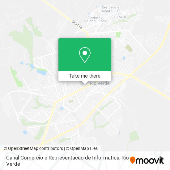 Canal Comercio e Representacao de Informatica map