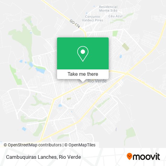 Cambuquiras Lanches map