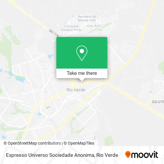Expresso Universo Sociedade Anonima map