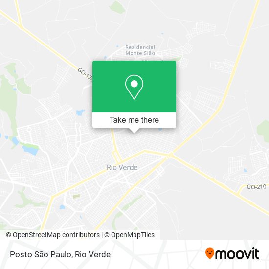 Posto São Paulo map