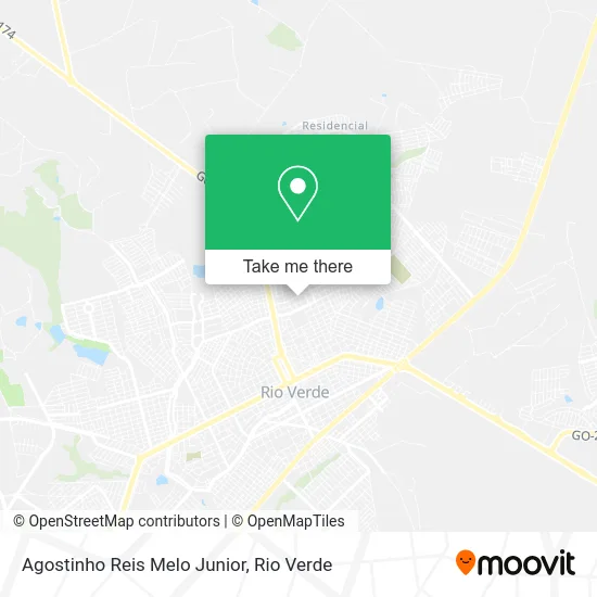 Agostinho Reis Melo Junior map