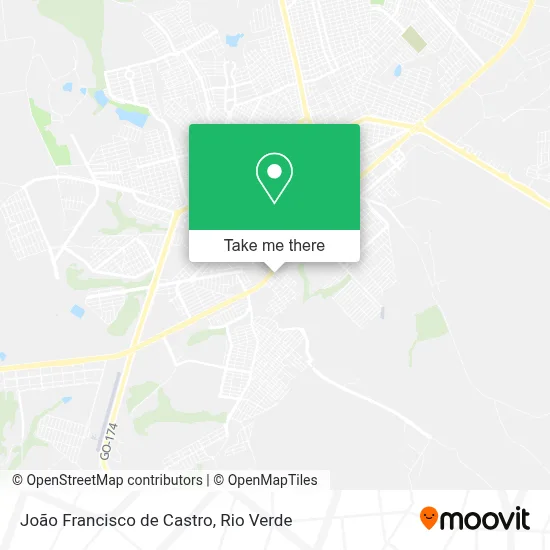 João Francisco de Castro map