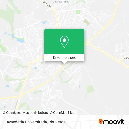 Lavanderia Universitária map