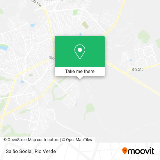 Salão Social map