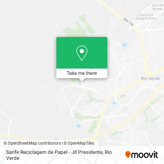 Mapa Sarife Reciclagem de Papel - Jd Presidente