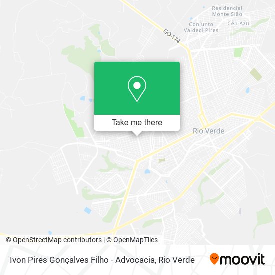 Ivon Pires Gonçalves Filho - Advocacia map