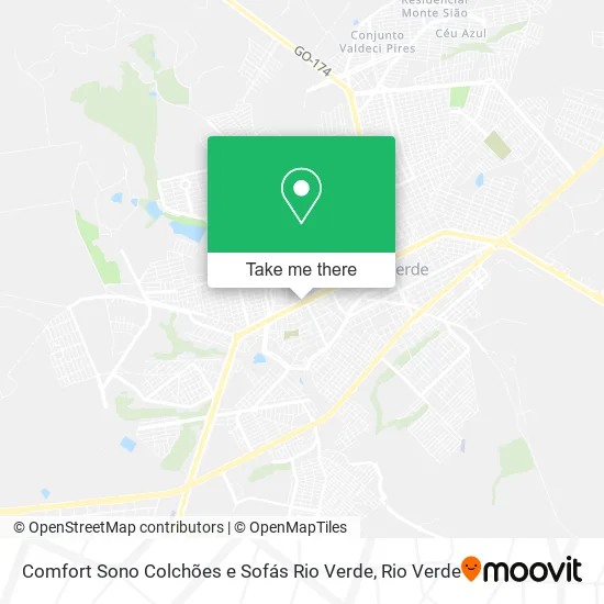 Comfort Sono Colchões e Sofás Rio Verde map