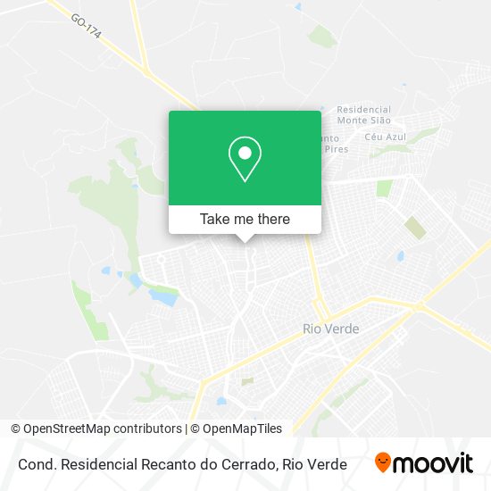 Cond. Residencial Recanto do Cerrado map