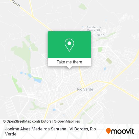 Joelma Alves Medeiros Santana - Vl Borges map