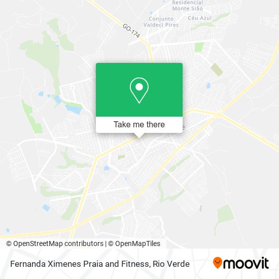 Fernanda Ximenes Praia and Fitness map