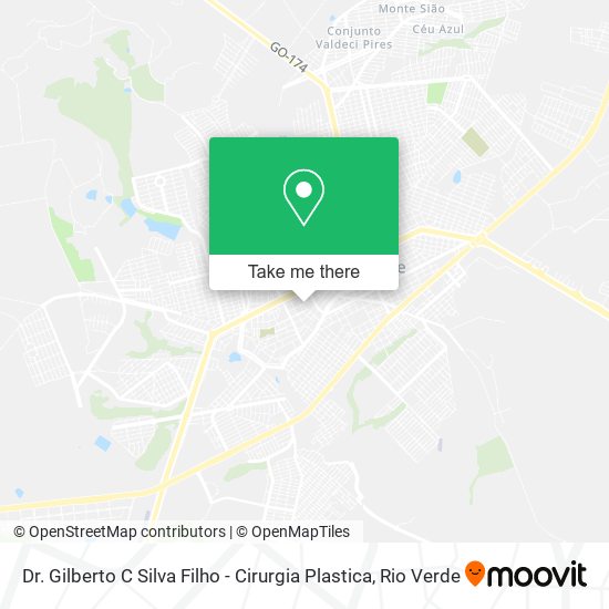 Dr. Gilberto C Silva Filho - Cirurgia Plastica map
