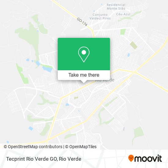 Mapa Tecprint Rio Verde GO
