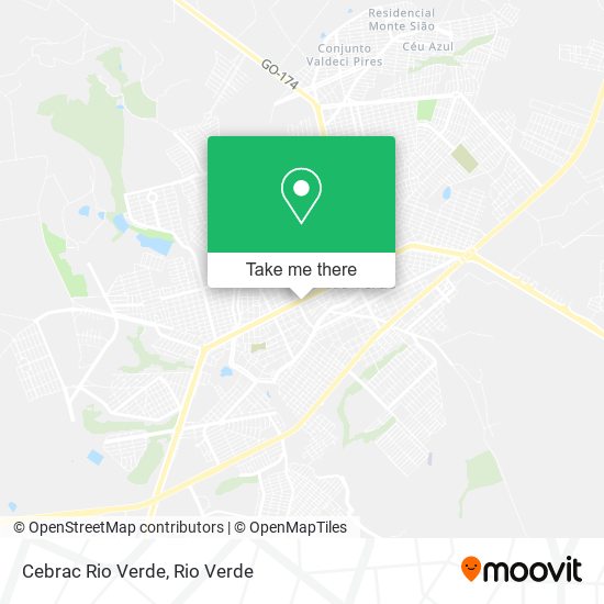 Mapa Cebrac Rio Verde
