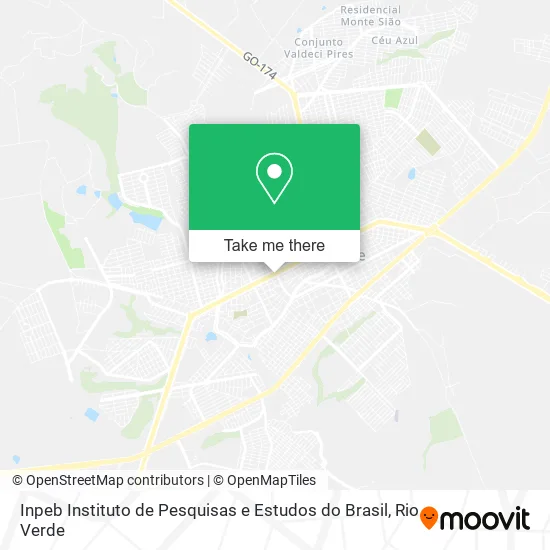 Inpeb Instituto de Pesquisas e Estudos do Brasil map