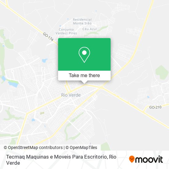 Mapa Tecmaq Maquinas e Moveis Para Escritorio