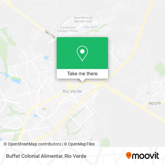 Mapa Buffet Colonial Alimentar