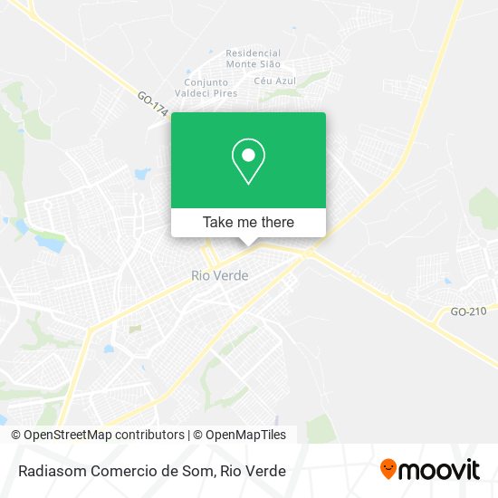 Mapa Radiasom Comercio de Som